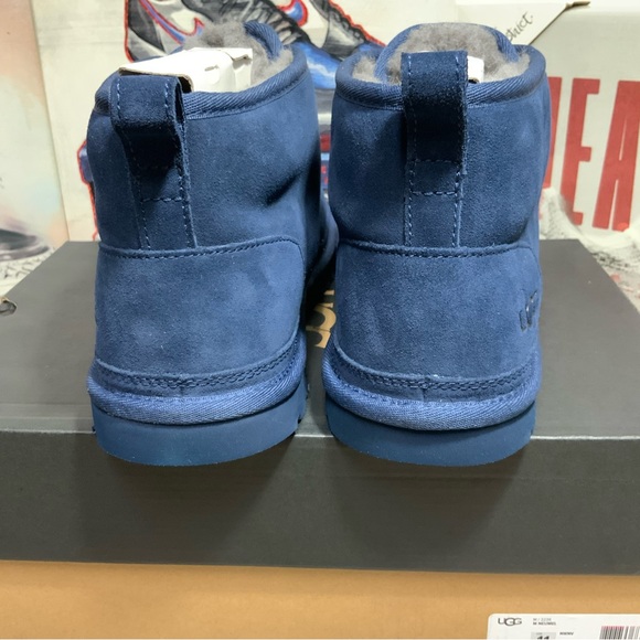 New Men's UGG Neumel Shearling Winter Boots 3236/NWNV Navy Size 10 - Picture 12 of 12